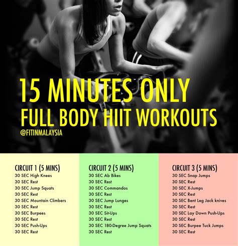 High Intensity Interval Training For BBG Girls 15 Minute Hiit Workout