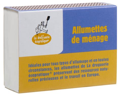 Lot De 4 Boites 100 Allumettes Cuisine Cocolibri