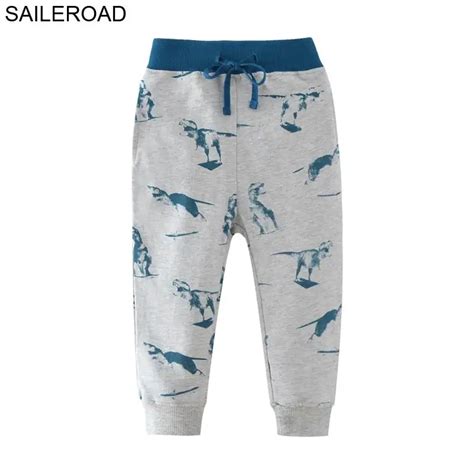 Saileroad 2 7t Cartoon Hug Me Dinosaur Pants Kids Boys Fall Clothes