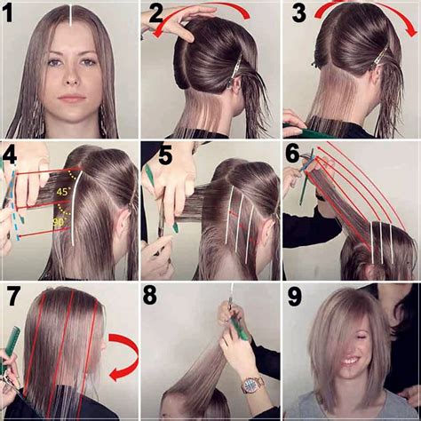 How To Cut Hair At Home Alone 10 Easy Tutorials Short And Curly Haircuts