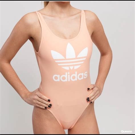 Adidas Swim Adidas Trefoil Swimsuit Pink Logo One Piece Poshmark