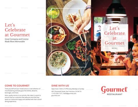 Restaurant Menu Brochure Template in PSD, Word, Publisher, Illustrator, InDesign, Apple Pages