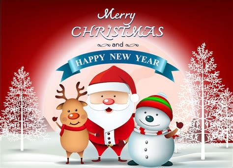 Premium Vector Merry Christmas Everyone Greeting Card