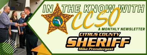 Ccso S Latest News For You