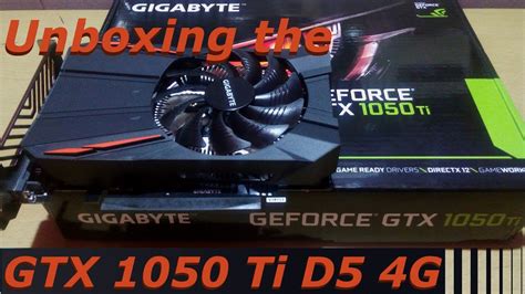 Gigabyte Geforce Gtx 1050 Ti D5 4g Gv N105td5 4gd купить видеокарту