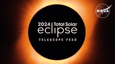 2024 Total Solar Eclipse Through The Eyes Of Nasa Telescope Feed Youtube