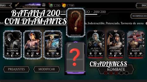 BATALLA 200 TORRE DEL VIENTO ANTIGUO FATAL MORTAL KOMBAT MOBILE YouTube