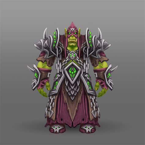 Arthur Lorenz [fan Art] World Of Warcraft Racial Class Armor Design Orc