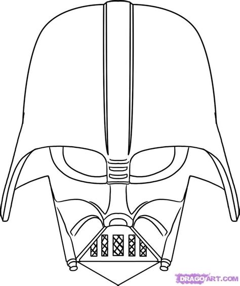 How to Draw Vader, Step by Step, Star Wars Characters, Draw Star Wars ...