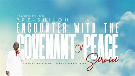 Nd Pre Shiloh Encounter With The Covenant Of Peace Service Nov