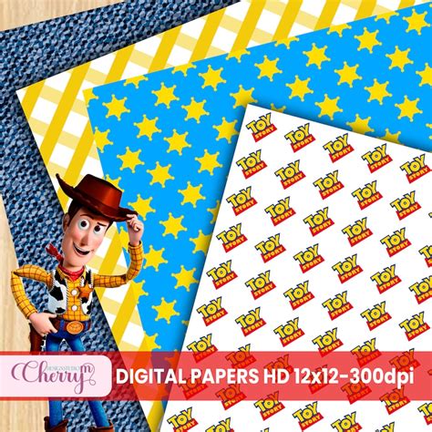 Toy Story Digital Papers Free Clip Art Digital Scrapbooking Etsy