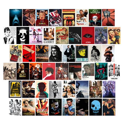 Buy Aesthetic Movie Pictures Collage Kit For Wall Various Film Themed S