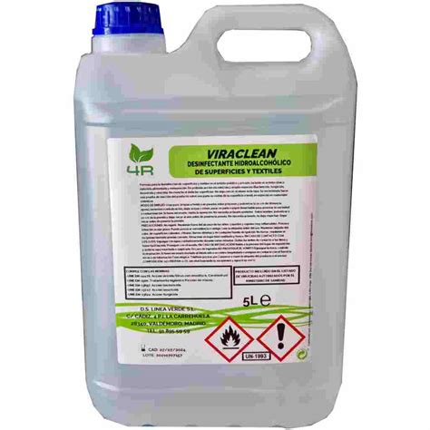 Desinfectante Viraclean R L Ds Linea Verde