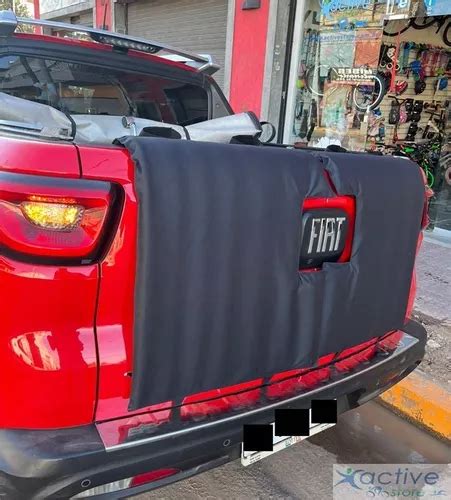 Funda Compuerta Porta Bicicleta Negra Fiat Toro Pick Up En Venta En