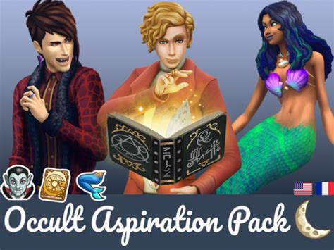 New Aspirations + Traits rewards for Occult Sims. by FrenchieSimGirl ...