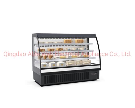 Commercial Bakery Equipment Cake Display Showcase Chiller Cabinet