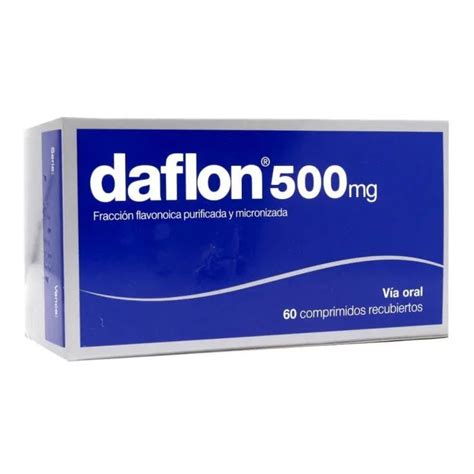 Daflon 500 Mg Comp Rec X 60 Diosmina Hesperidina Farmagran