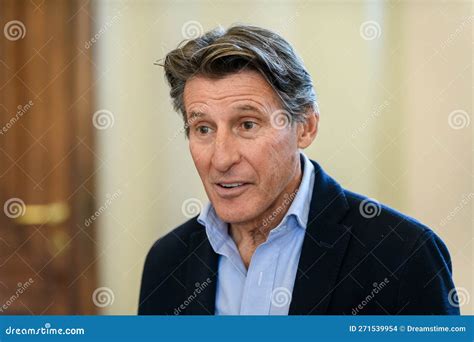 Sebastian Coe President Of World Athletics Iaaf Editorial Stock