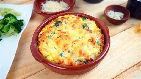 Pastel de Brócoli al Horno Recetas de verdura Cocina Casera