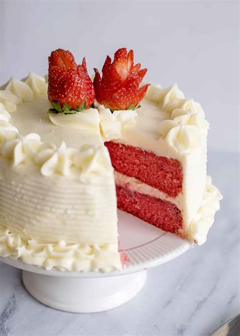 Fresh Strawberry Cake With Cream Cheese Icing Southern Plate