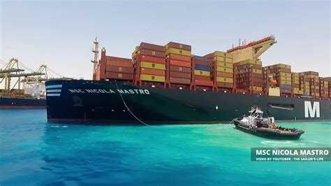 Msc Nicola Mastro Megamax Container Vessel Youtube