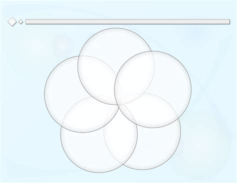 6 Circles Venn Diagram Template Free Download