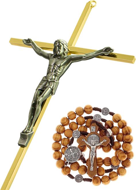 Amazon Crucifix Wall Cross Metal Catholic Hanging Cross Wall