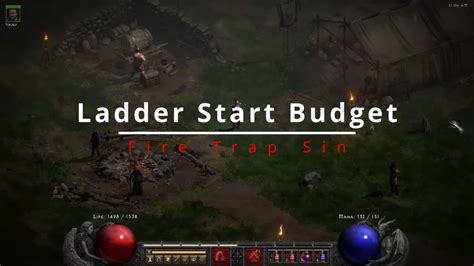 D2R PTR Ladder Start Budget Fire Trap Sin Cheapest Build Ever YouTube