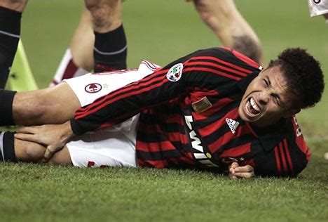 Brazil striker Ronaldo carried off the pitch in tears after fresh ...