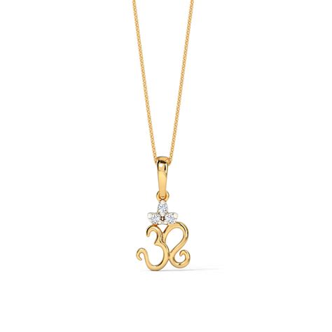 Buy Trpti Om Diamond Pendant Online Caratlane