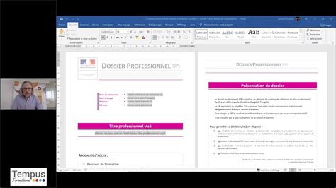 Le Dossier Professionnel Facile Et Concr Tement On Vimeo