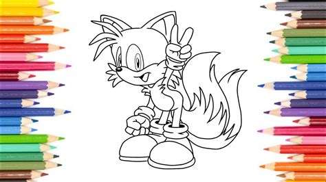 Como Desenhar O Tails How To Draw Tails C Mo Dibujar Tails Sonic