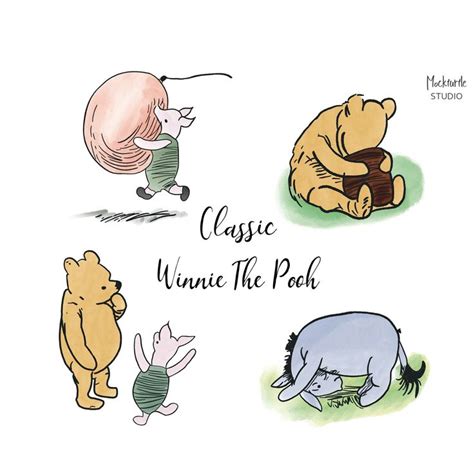 Winnie The Pooh Clipart Classic Pooh Clipart Piglet Images Dpi