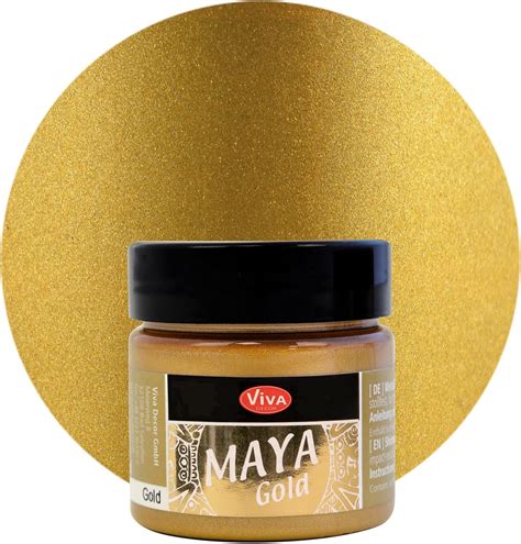 Amazon Viva Decor Maya Gold Gold Fl Oz Shiny Metallic