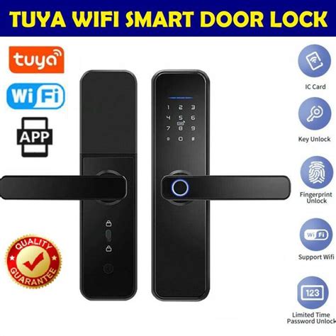 X5 Tuya Wifi App Smart Door Lock Biometric Lock Fingerprint Door Handle