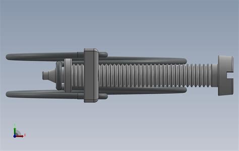 钢丝软管夹 Solidworks 2017 模型图纸免费下载 懒石网