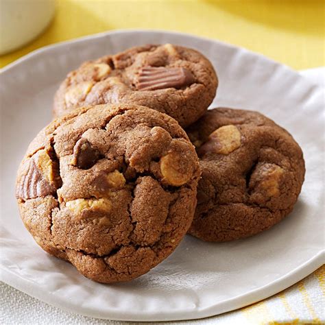 Chocolate Peanut Butter Cup Cookies Recipe Taste Of Home