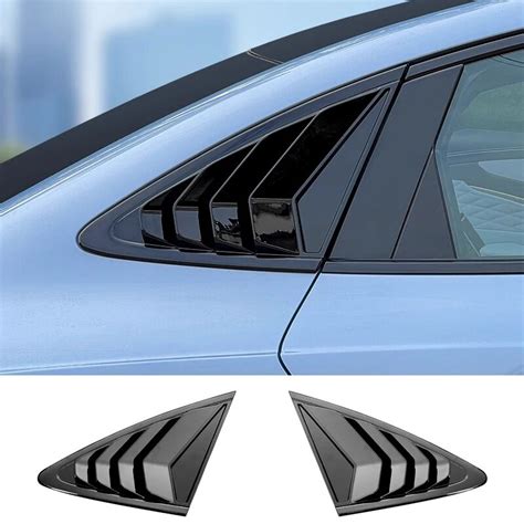 Quarter Side Window Louver For BYD Seal EV Scoop Cover Vent Carbon