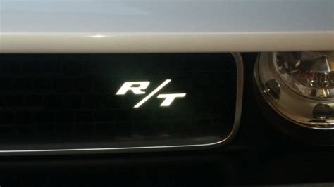 R T Grille Emblem Inlay Decals Dodge Challenger R T