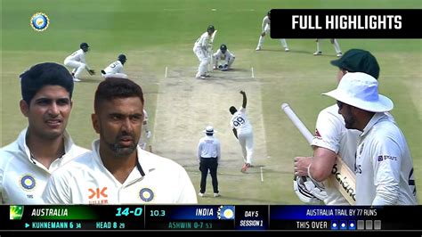 India Vs Australia 4th Test Day 5 Highlights 2023 India Vs Australia