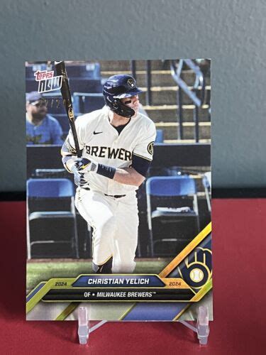 Topps Now Road To Opening Day Gold Christian Yelich Ssp