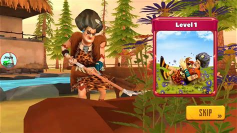 Scary Teacher 2: Stoneage Game v1.2 Featured - Level 1 - YouTube