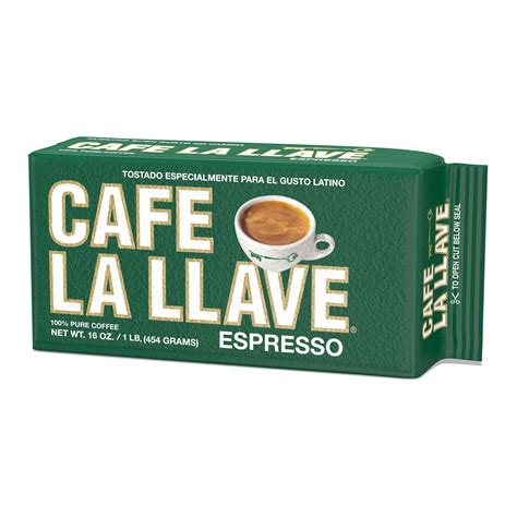 Cafe La Llave Espresso Dark Roast Ground Coffee Oz Walmart