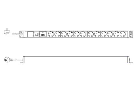 Digitus By Assmann Shop Socket Strip With Aluminum Profile With