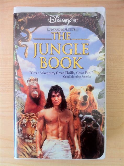 The Jungle Book Disney VHS 1995 Clamshell Rudyard Kipling S Stephen Sommers