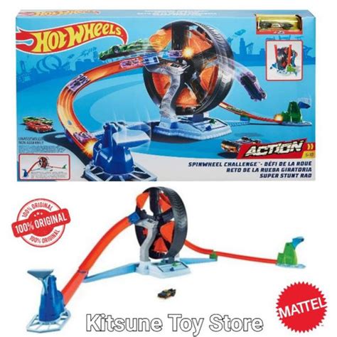 Jual Hot Wheels Action Spinwheel Challenge Track Original Mattel Mainan Trek Mobil Anak