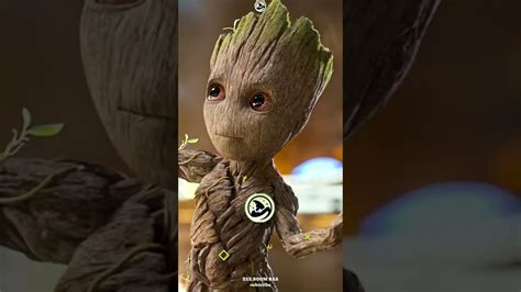 Baby Groot Vin Diesel Tamil 🤹 Zee Boom Baa Shorts Iamgroot