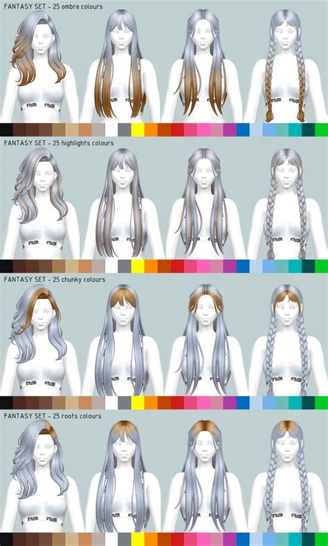 Fantasy Set Extra Content Daylife Sims Sims Hair Sims Sims