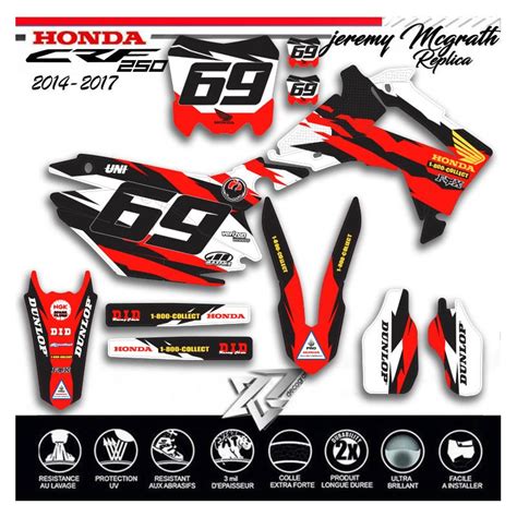 Kit D Co Honda Crf Jeremy Mcgrath Decografix Couleur