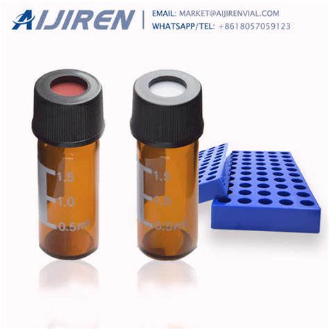 Certified 2ml 10mm Screw Thread Vials With Inserts For Lab Use Aijiren